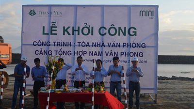 GROUND BREAKING CEREMONY OF NAM VAN PHONG GENERAL PORT OFFICE BUILDING